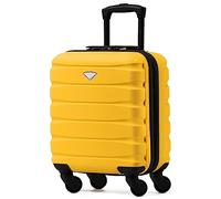 Flight Knight Bagage Cabine Leger a 4 Roues en ABS Rigide Approuve par Plus De 100 Compagnies Aeriennes, Dont Lufthansa, Ryanair et easyJet Free Carry on 45x36x20cm
