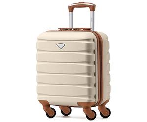 Flight Knight Bagage Cabine Leger a 4 Roues en ABS Rigide Approuve par Plus De 100 Compagnies Aeriennes, Dont Lufthansa, Ryanair et easyJet Free Carry on 45x36x20cm