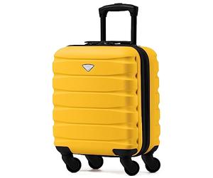 Flight Knight Bagage Cabine Leger a 4 Roues en ABS Rigide Approuve par Plus De 100 Compagnies Aeriennes, Dont Lufthansa, Ryanair et easyJet Free Carry on 45x36x20cm