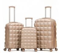 Flight Knight Bubble Suitcase Ryanair easyJet Jet2 Approved 8 Wheel Hardcase Suitcases Cabin Or Medium & Large Check-in Sizes