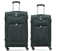 Flight Knight Lightweight 4 Wheel 800D Soft Case Suitcases Anti Crack Cabin & Hold Luggage Options Approved for Over 100 Airlines Including easyJet, BA & Many More!