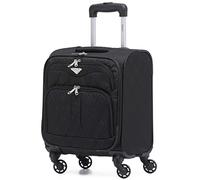 Flight Knight Lightweight 4 Wheel 800D Soft Case Suitcases Cabin Carry on Hand Luggage Approved for easyJet Maximium Size Free Carry on