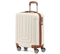 Flight Knight Premium Hard Shell Lightweight Hand Luggage Case - 8 Spinner Wheels - Side Lock & USB Port - Approuve par Plus De 100 compagnies aeriennes Dont Ryanir (Priority) - 55x40x20cm