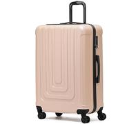 Flight Knight Premium Lightweight Suitcase - Built-in Side Lock - 8 Spinner Wheels - ABS Hard Shell Check in Highly Durable Luggage - Medium - 67x45x26cm