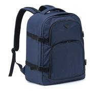 Flight Knight Sac à dos rembourré confortable avec port USB pour EasyJet, Ryanair, BA, Jet2 et bien plus encore, bleu marine, 45 x 36 x 20 cm, Bagage à main