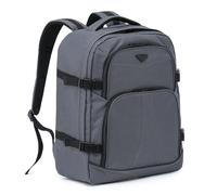 Flight Knight Sac à dos rembourré confortable avec port USB pour EasyJet, Ryanir, BA, Jet2 et bien plus encore, gris, 45x36x20cm, Bagage à main