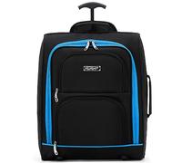 Flight Knight Valise Cabine A Main Easyjet (Overhead) Approuve Grand Sac Leger a 2 Roues Ideal pour Les Voyages en Avion 56x45x25cm