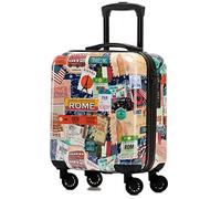 Flight Knight Valise De Transport - Port USB A 8 Roues Lock - Bagages Rigides Anti-Fissure Approuves pour Easyjet, Jet2, Ba