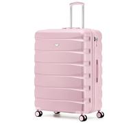 Flight Knight Valise Grande 80 cm Rigide ABS Legere 4 Roues Bagage Soute Grande Capacite Compatible 100+ Compagnies easyJet British Airways Ryanair Jet2 Emirates Valise Durable
