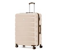 Flight Knight Valise Grande 80 cm Rigide ABS Legere 4 Roues Bagage Soute Grande Capacite Compatible 100+ Compagnies easyJet British Airways Ryanair Jet2 Emirates Valise Durable