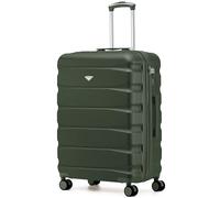 Flight Knight Valise Moyenne 70 cm Rigide ABS Legere 4 Roues Bagage Soute Grande Capacite Compatible 100+ Compagnies easyJet British Airways Ryanair Jet2 Emirates Valise Durable