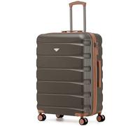 Flight Knight Valise Moyenne 70 cm Rigide ABS Legere 4 Roues Bagage Soute Grande Capacite Compatible 100+ Compagnies easyJet British Airways Ryanair Jet2 Emirates Valise Durable