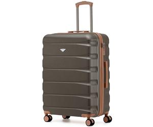 Flight Knight Valise Moyenne 70 cm Rigide ABS Legere 4 Roues Bagage Soute Grande Capacite Compatible 100+ Compagnies easyJet British Airways Ryanair Jet2 Emirates Valise Durable