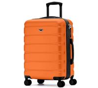 Flight Knight Valise rigide avec serrure TSA intégrée et port USB - Bagage léger et silencieux - Double roulettes pivotantes - Taille maximale du sac de cabine pour les compagnies aériennes