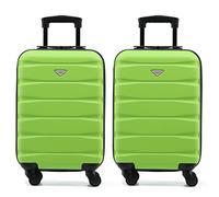 Flight Knight Valises ABS Legeres A 4 Valises Rigides Bagages Cabine Et Soute Approuve par Plus De 100 Compagnies Aeriennes, Dont EasyJet, British Airways, RyanAir, Virgin Atlantic, Emirates