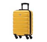 Flight Knight Valises ABS Legeres A 4 Valises Rigides Bagages Cabine Main Approuve par Plus De 100 Compagnies Aeriennes, Dont EasyJet, British Airways, RyanAir, Virgin Atlantic, Emirates