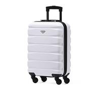 Flight Knight Valises ABS Legeres A 4 Valises Rigides Bagages Cabine Main Approuve par Plus De 100 Compagnies Aeriennes, Dont EasyJet, British Airways, RyanAir, Virgin Atlantic, Emirates