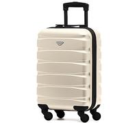 Flight Knight Valises ABS Legeres A 4 Valises Rigides Bagages Cabine Main Approuve par Plus De 100 Compagnies Aeriennes, Dont EasyJet, British Airways, RyanAir, Virgin Atlantic, Emirates