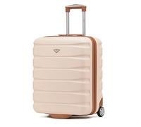 Flight Knight Valises rigides legeres en ABS a 2 Roues Cabine Bagage a Main Approuve Les compagnies aeriennes - British Airways et Taille maximale pour easyJet Grand Sac de Cabine 56x45x25cm