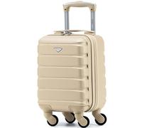 Flight Knight Valises Rigides Legeres en Abs A 4 Roues Bagage A Main Cabine Approuve pour Plus De 100 Compagnies Aeriennes, Compris British Airways, Easyjet Et Taille Maximale pour Ryanair 40x20x25cm