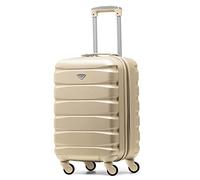 Flight Knight Valises Rigides Legeresen Abs A 4 Roues Valises De Cabine Approuvees pour Plus De 35 Compagnies Aeriennes, Y Compris Easyjet, Taille Maximale pour KLM Et Air France 55x35x25cm