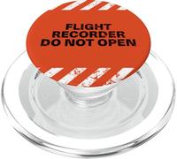 Flight Recorder Do Not Open Aviation Boîte Noire PopSockets PopGrip pour MagSafe