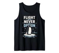 Flight Was Never an Option Action Pingouin Humour Débardeur