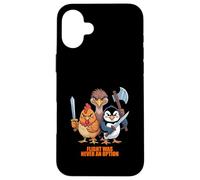 Flight Was Never an Option Fun Bird Psychology Joke Coque pour iPhone 16 Plus