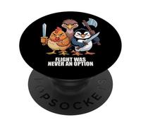Flight Was Never an Option Fun Bird Psychology Joke PopSockets PopGrip Adhésif