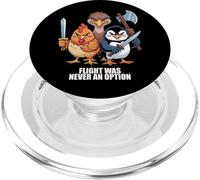 Flight Was Never an Option Fun Bird Psychology Joke PopSockets PopGrip pour MagSafe