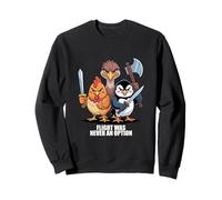 Flight Was Never an Option Fun Bird Psychology Joke Sweatshirt