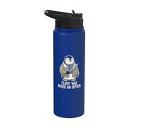 Flight was Never an Option Sarcastic Bird Pingouin Tendance Stainless Steel Insulated Water Bottle