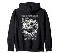 Flight Was Never an Option Turquie Thanksgiving Punk Rock Sweat à Capuche