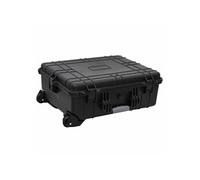 vidaXL Valise de vol à roulettes – Coque rigide, 4 roulettes, Imperméable – Noir
