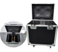 Flightcase pour éclairage Moving Head, installation autonome, contrôle DMX, CE, 1 flightcase seulement, RGBWAUV 6in1