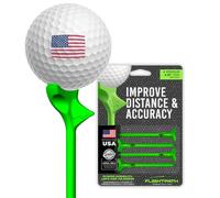 FLIGHTPATH Premium Golf Tees Green 4 Tees X 3.25” Long