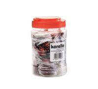 Flights 100 Pièces Set Ersatz Karella, Standard En Forme PVC Box