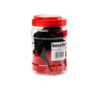 Flights de rechange pour fléchettes souples Karella PVC, set de 50 pièces rouge et noir