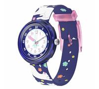 Flik Flak Montre Enfant Unisexe Quartz Biosourcé Etanche Fantaisie Chat