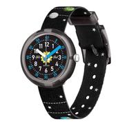 Montre Solar System unisex pour enfants noir Flik Flak ZFPNP097