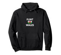 Flint Pays de Galles Drapeau Ville Sweat à Capuche