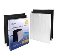 Flintar D480 H13 Filtre de rechange HEPA D4, compatible avec purificateur d'air Winix D480, H13 Grade True HEPA et 4 filtres à charbon actif, filtre D4, numéro d'article 1712-0100-00
