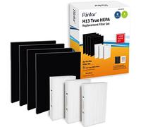 Flintar HPA300 H13 HEPA Filtre de rechange A/R compatible avec le purificateur d'air Honeywell HPA300 Series, (3) H13 True HEPA Filter R + (4) pré-filtre à charbon actif prédécoupé A