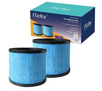 Flintar TPAP002 Lot de 2 filtres de rechange HEPA compatibles avec le purificateur d'air Topin TPAP002 Comfy Air C1 HEPA 3 étapes H13 Grade True Hepa