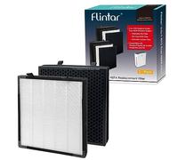 Flintar True HEPA Lot de 2 filtres de rechange compatibles avec le purificateur d'air Okaysou Apollo 630/718, qualité H13 True HEPA + filtre à charbon actif