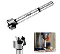 Flintonic Mèche Forstner 18 mm pour bois, Foret Forstner pour bois, Foret à B ois Multi-Dents, f oret à Ailettes Plates, Mèche f orstner avec Tige Ronde, pour le Perçage Dans le B ois,Contreplaqué