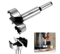 Flintonic Mèche Forstner 50 mm pour bois, Foret Forstner pour bois, Foret à B ois Multi-Dents, f oret à Ailettes Plates, Mèche f orstner avec Tige Ronde, pour le Perçage Dans le B ois,Contreplaqué