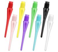 flintronic 100/200 Pièces Pointes de Fléchettes, Embout Flechette Pointe avec Filetage 2BA, Embouts de Fléchettes Souple de Qualité, Pointes de Rechange pour Fléchettes, pour Débutants Amateurs