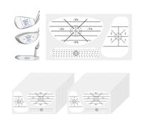 flintronic 120 PCS Club de Golf Impact Tape, Ruban d'impact, Marqué étiquettes Labels pour Fers Wood Driver Putter, Aide à l'analyse du Swing, Sweet Spot Analys pour Améliorer la Frappe de Balle