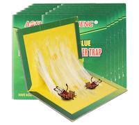 flintronic 12PCS Puissant Plaques de Glu, Pièges Adhésifs, Plaques Collantes Anti Antiparasitaires et Rongeurs